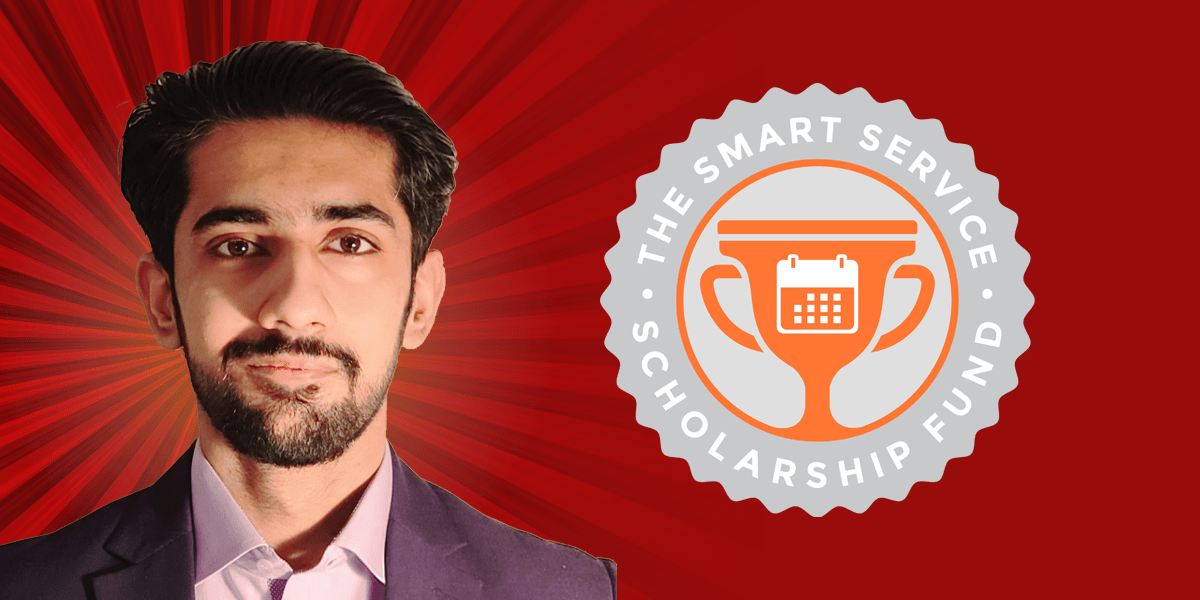 Talha Jahangir wins the 2020 Smart Service Scholarship