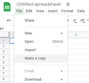 Importing Data into Google Sheets