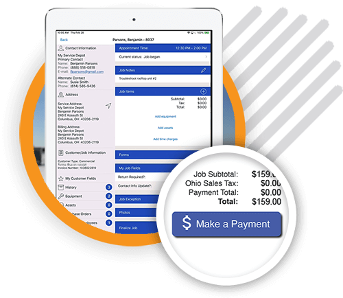 smart service app invoices and payments