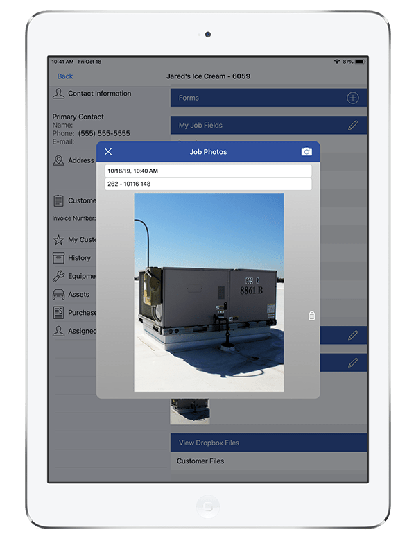 integrating photos with smart service on quickbooks work order