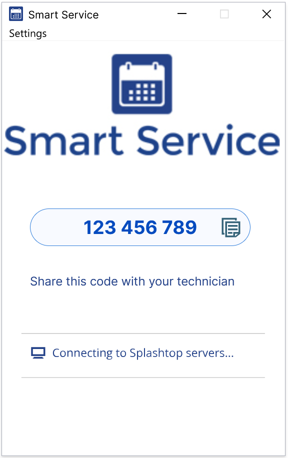 Smart Service SOS App for Windows Screenshot